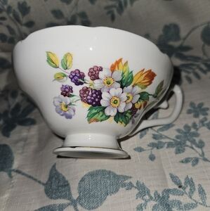 Floral Teacup with Colorful Design